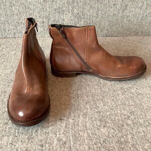 Brand New MOMA Ankle Boots Handmade Distressed Leather 11